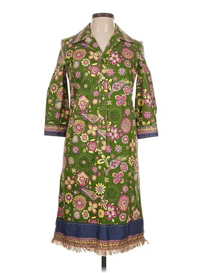 Pre-owned Malo Casual Dress In Green