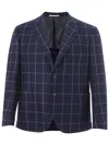 Malo Elegant Blue Wool Jacket For Men In Blu