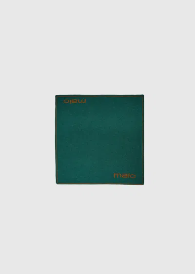Malo Copertina Cashmere Dream 45x45 Cm, Mog In Green