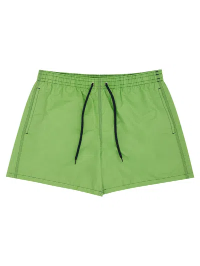 Malo Drawstring-waist Swimwear In Green