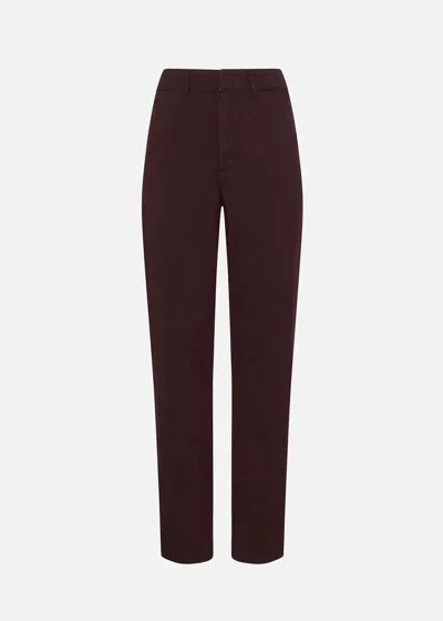 Malo Cotton Blend Chino Trousers In Brown