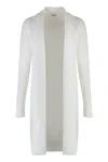 Malo Cotton Cardigan In White