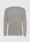 Malo Cotton Crewneck Sweater