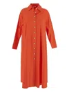 Malo Dress Woman In 橘色