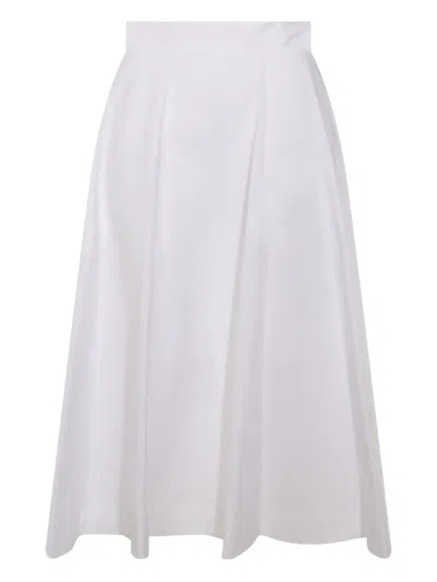 MALO COTTON MIDI SKIRT