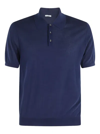 Malo Cotton Polo Shirt In Blue