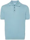 Malo Cotton Polo Shirt In Blue