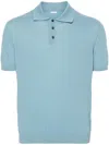 Malo Cotton Polo Shirt In Blue