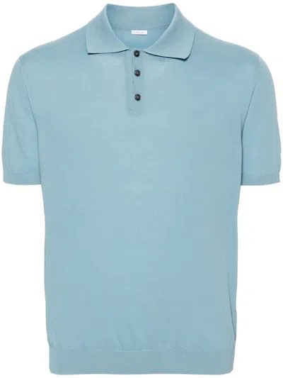 Malo Cotton Polo Shirt In Blue