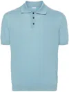 Malo Cotton Polo Shirt In Blue