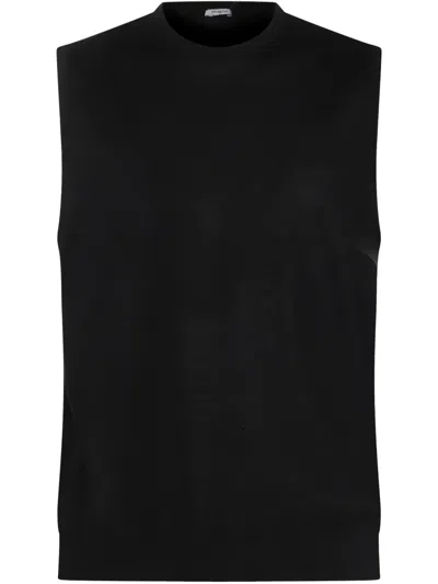 Malo Black Wool Knitwear