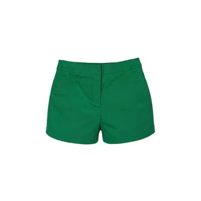 Malo Cotton Womens Shorts In Green