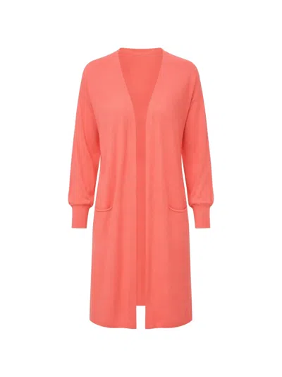 Malo Cotton-piqué Ribbed-cuff Cardigan In Pink