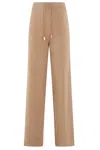 Malo Drawstring Trousers In Brown
