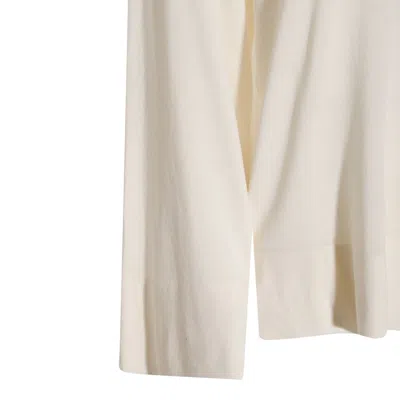 Malo Cream Cotton Knitwear In Multicolor