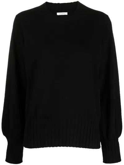 Malo Crew-neck Cashmere Jumper In 黑色