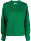 Malo Green Cashmere Jumper In 绿色
