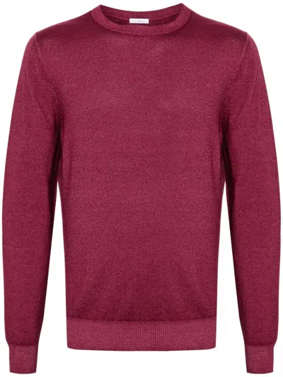 Malo Crew-neck Jumper In Red