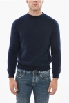 Malo Crew Neck Pure Cashmere Sweater In Black