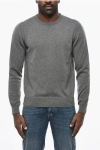 Malo Crew Neck Pure Cashmere Sweater In Gray