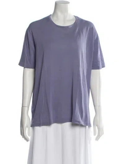 Pre-owned Malo Crew Neck Short Sleeve T-shirt In Purple