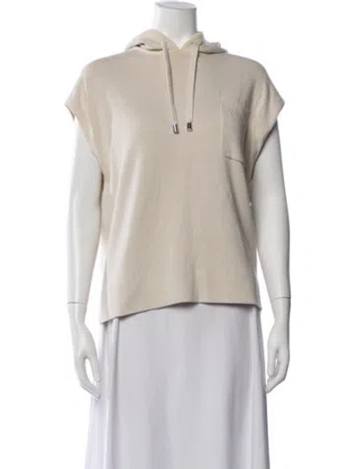 Pre-owned Malo Crew Neck Sleeveless Hoodie In Neutrals