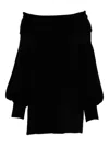 Malo Off-shoulder Balloon-sleeve Sweater
