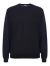 Malo Crew-neck Sweater In Blue