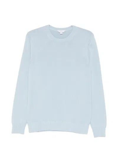 Malo Crew-neck Sweater In Blue