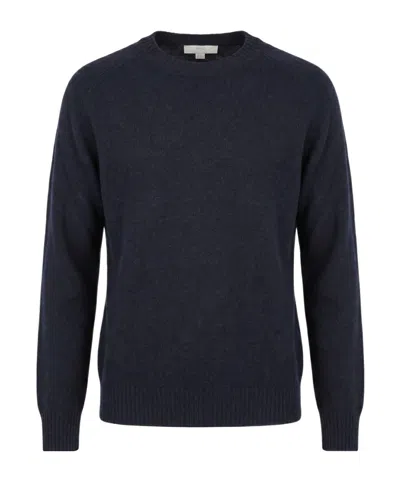 Malo Crew-neck Cashmere Sweater In Black