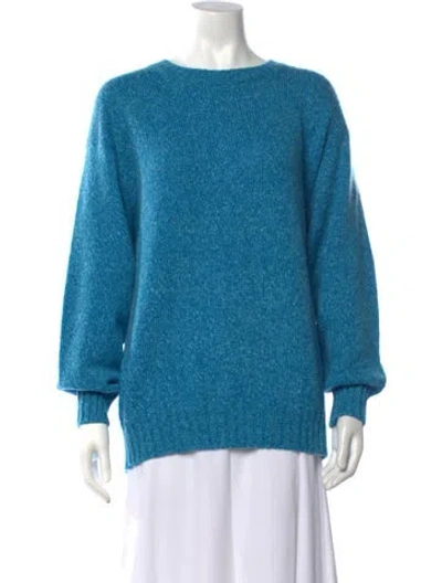 Pre-owned Malo Crew Neck Sweater In Blue