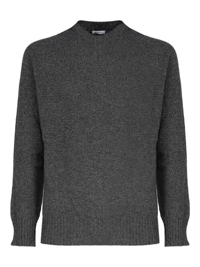 Malo Cashmere Crew-neck Sweater In Gray