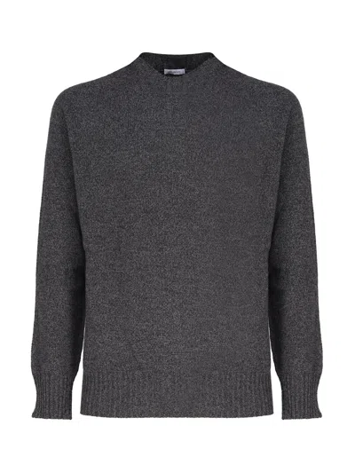 Malo Cashmere Crew-neck Sweater In Gray