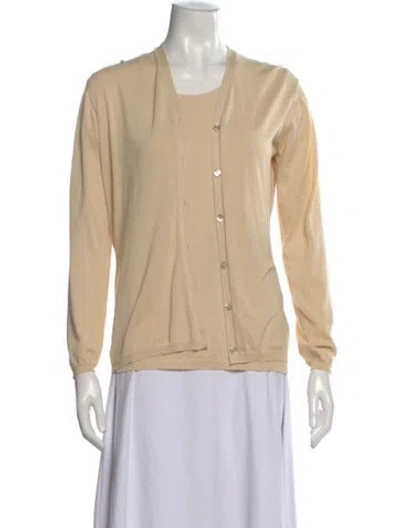 Pre-owned Malo Crew Neck Sweater In Neutral
