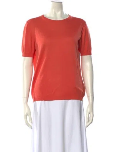 Pre-owned Malo Crew Neck Sweater In Orange