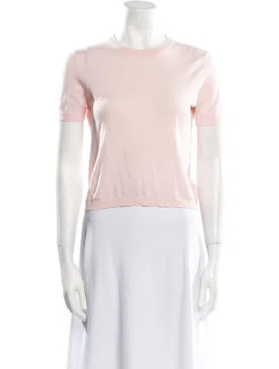 Pre-owned Malo Crew Neck Sweater In Pink