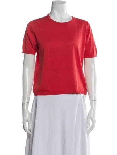 Pre-owned Malo Crew Neck Sweater In Pink