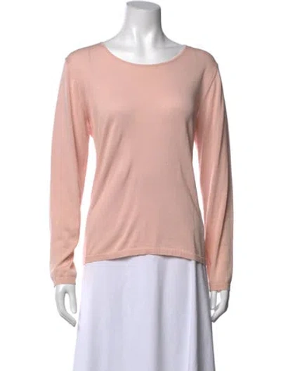 Pre-owned Malo Crew Neck Sweater In Pink