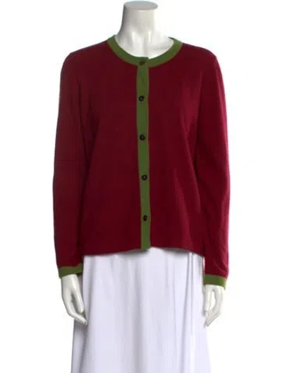 Pre-owned Malo Crew Neck Sweater In Red