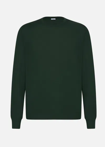 Malo Crew-neck Sweatshirt In Cashmere In Gray