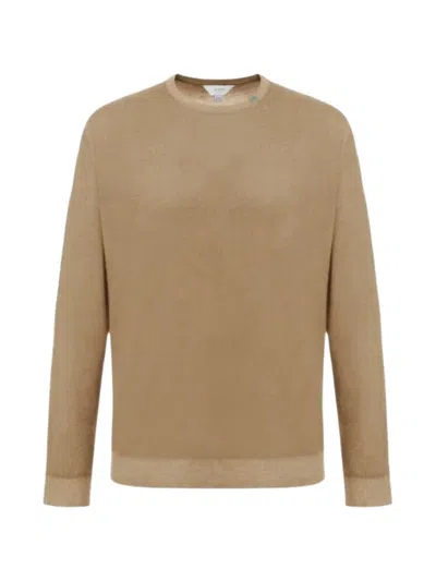 Malo Crew-neck Long-sleeve Sweater In Animal Print
