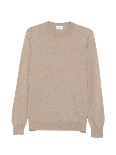 Malo Crew-neck Long-sleeve Sweater In Neutral