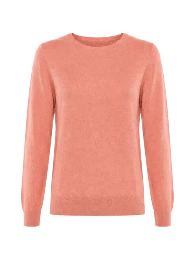 Malo Crew-neck Long-sleeve Sweater In Animal Print