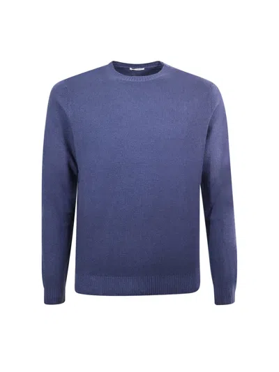 Malo Crewneck Sweater In Blu
