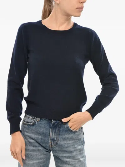 Malo Crew-neck Sweater In Black