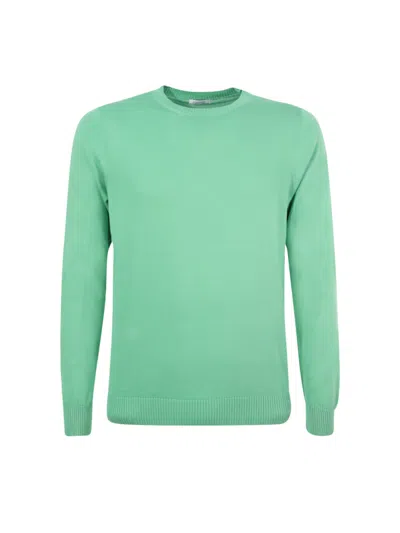 Malo Crewneck Sweater In Green