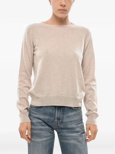 Malo Crew-neck Sweater In Neutral