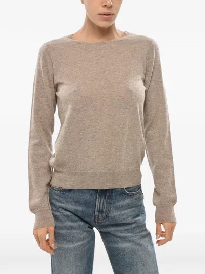 Malo Crew-neck Sweater In Neutral