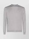 Malo Crewneck Sweater With Long Sleeves And Ribbed Cuffs