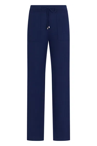 Malo Dark Blue Casual And Versatile Pants.